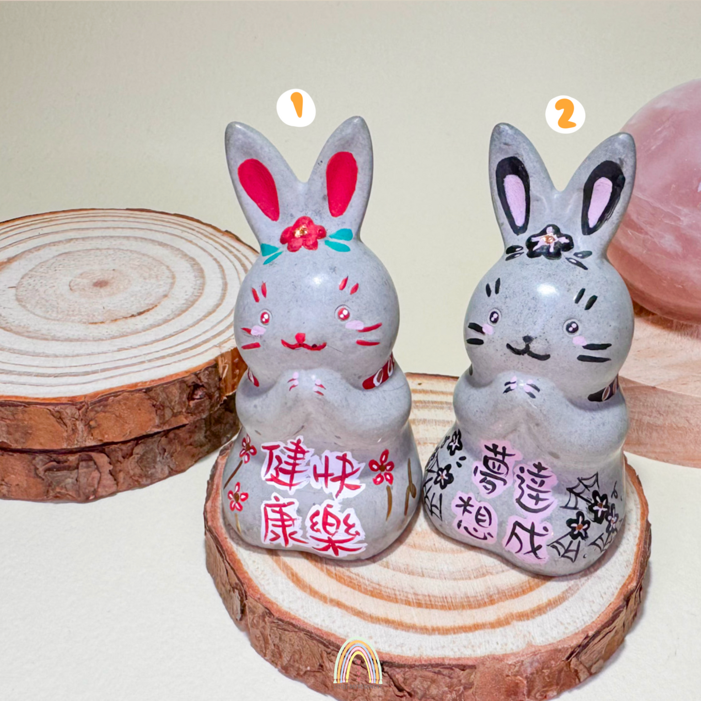 Blessing Bunny | Handmade Concrete Lucky Rabbit | br0010~0011