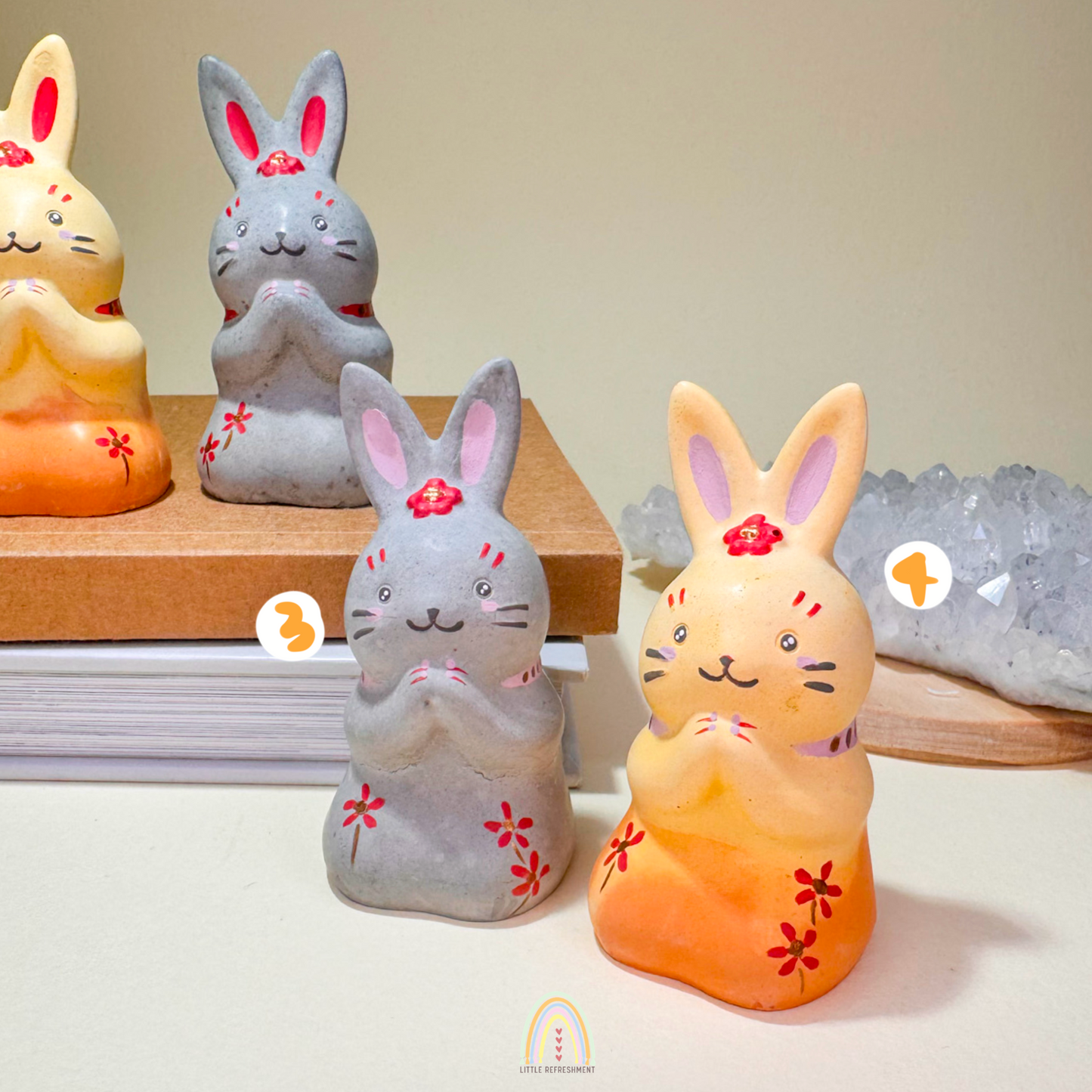 Blessing Bunny | Handmade Customise Concrete Lucky Rabbit | br0012~0015