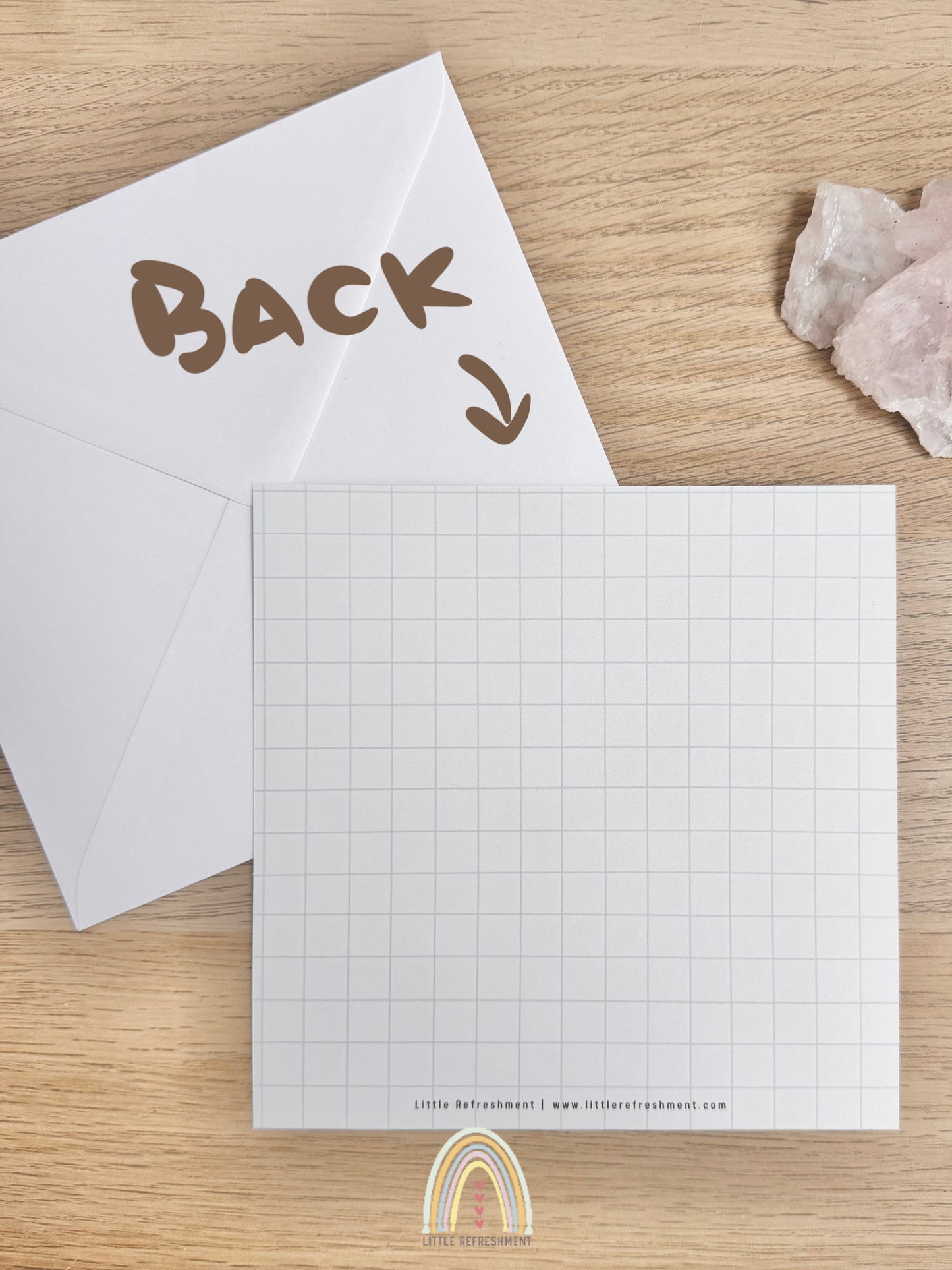 Self Love Blessing Cat | Original Design Square Prints Blessing Card