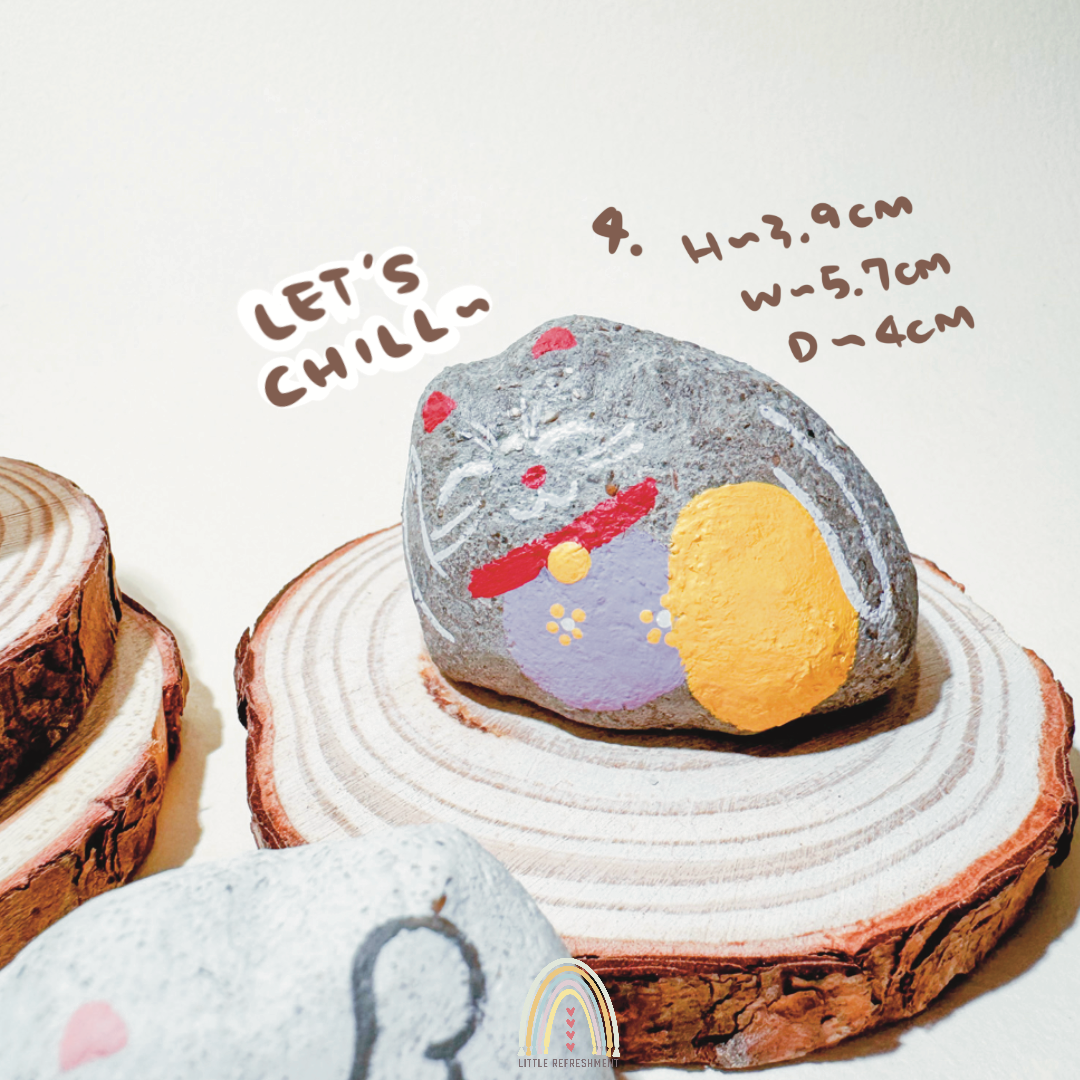 Hnad-Pinching Blessing Meow | Handmade Custom Concrete Lucky Cat Inspired by Japanese Maneki-Neko | hpc0015~0018