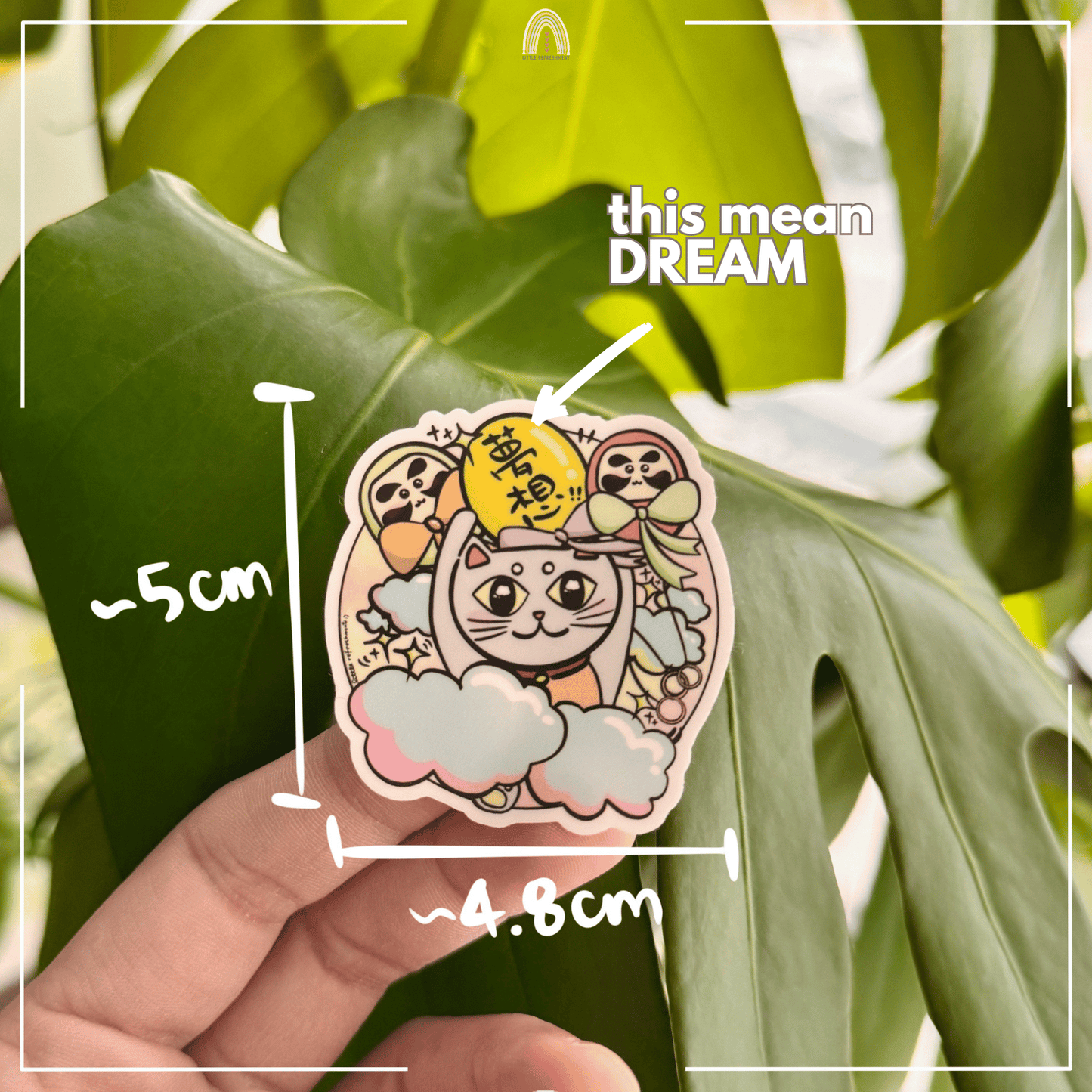 VALUE STICKER PACK Blessing Lucky Cat | Original Design Blessing Sticker