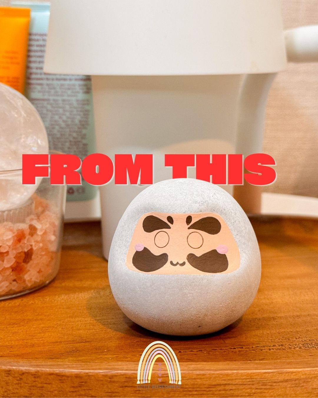 Concrete Daruma Painting Experience (5Jul @Canary Wharf)