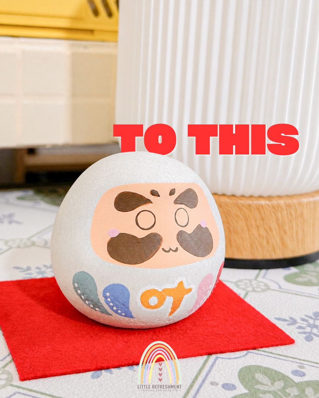 Concrete Daruma Painting Experience (5Jul @Canary Wharf)