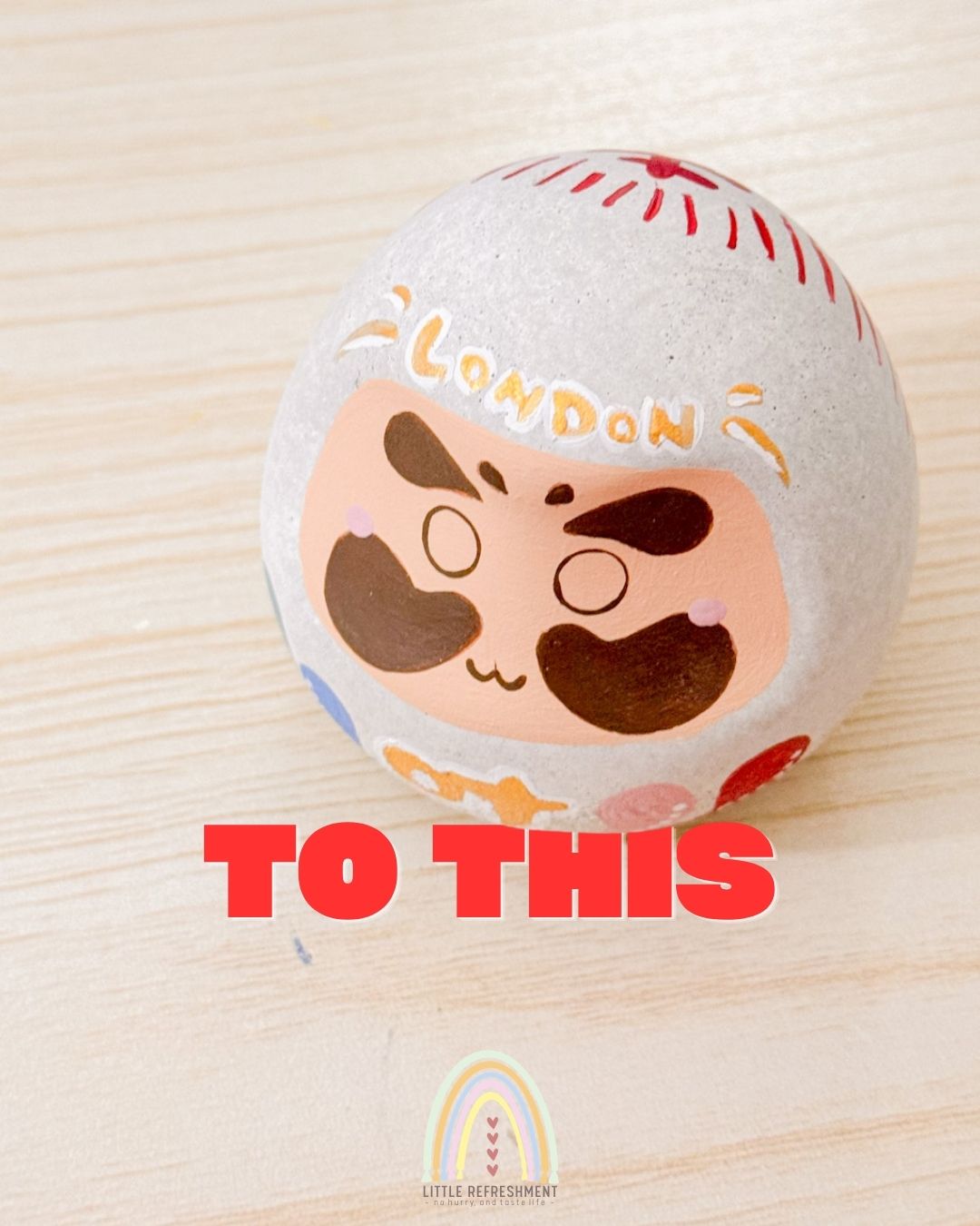 Concrete Daruma Painting Experience (5Jul @Canary Wharf)