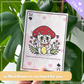 Poker Series Blessing Cat |「M」for Mushroom | Original Design A6 Prints Blessing Card