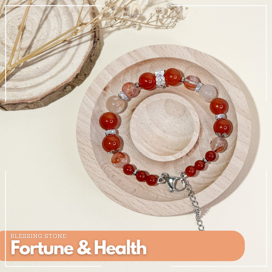 Fortune & Health | Handmade Natural Stone Blessing Bracelet 1.0 | bb202