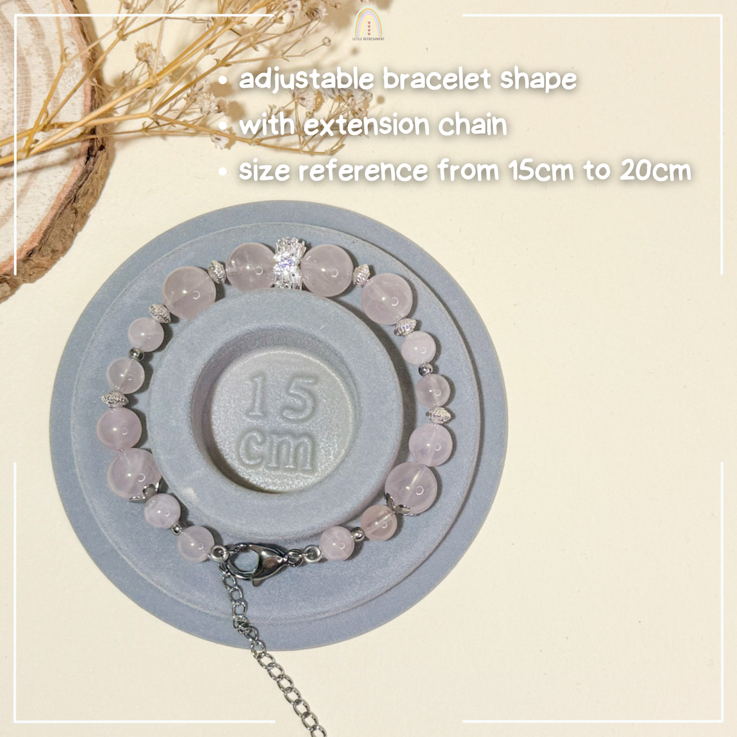 Love & Popularity | Handmade Natural Stone Blessing Bracelet 1.0 | bb203*