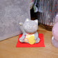 Smile Blessing Cat |「1」| Handmade Customise Concrete Maneki-neko