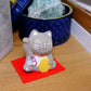 Smile Blessing Cat |「3」| Handmade Customise Concrete Maneki-neko