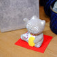 Smile Blessing Cat |「3」| Handmade Customise Concrete Maneki-neko