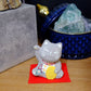 Smile Blessing Cat |「4」| Handmade Customise Concrete Maneki-neko