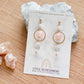 Drops of Blessings (S) | Rose Quartz ~10mm | Natural Stone Earrings