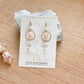 Drops of Blessings (S) | Rose Quartz ~10mm | Natural Stone Earrings