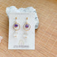 Drops of Blessings (S) | Amethyst ~10mm | Natural Stone Earrings