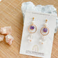 Drops of Blessings (S) | Amethyst ~10mm | Natural Stone Earrings