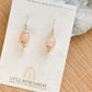 Simply Blessed (S) | Pink Morganite ~12mm | Natural Stone Earrings