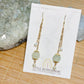 Simply Blessed (L) | Green Morganite ~12mm | Natural Stone Earrings