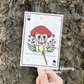 Poker Series Blessing Cat |「M」for Mushroom | Original Design A6 Prints Blessing Card