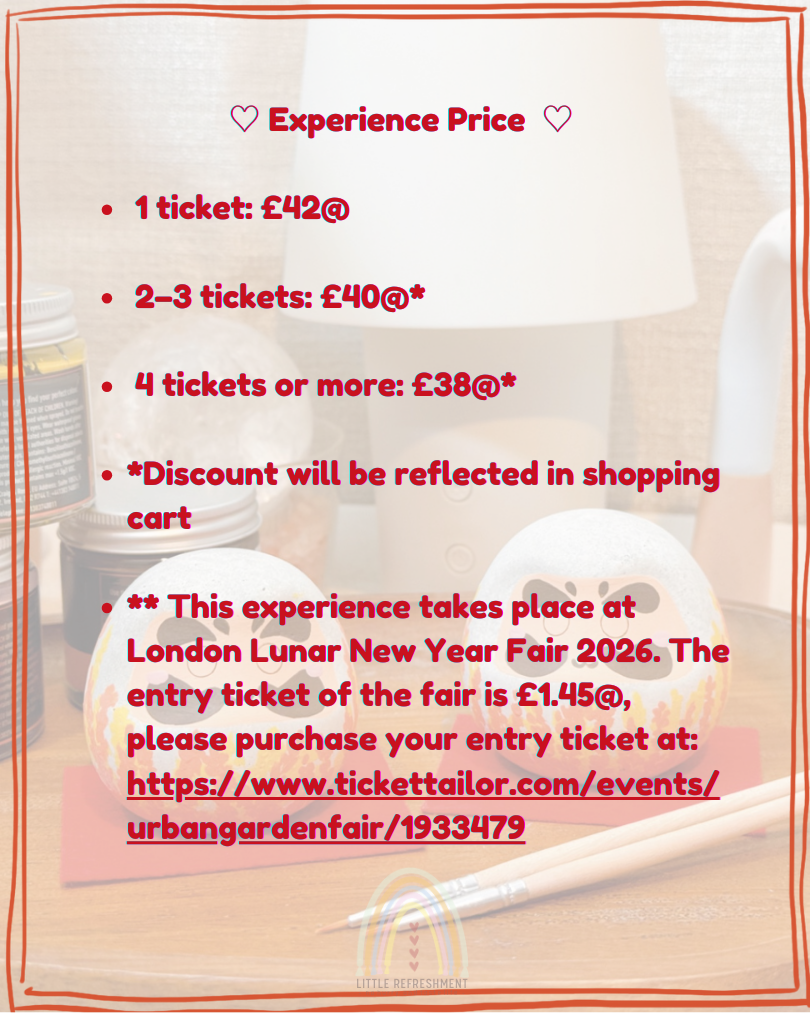 Concrete Daruma Painting Experience (7Feb 4pm)(HK Takeaway Cup-Inspired Edition)