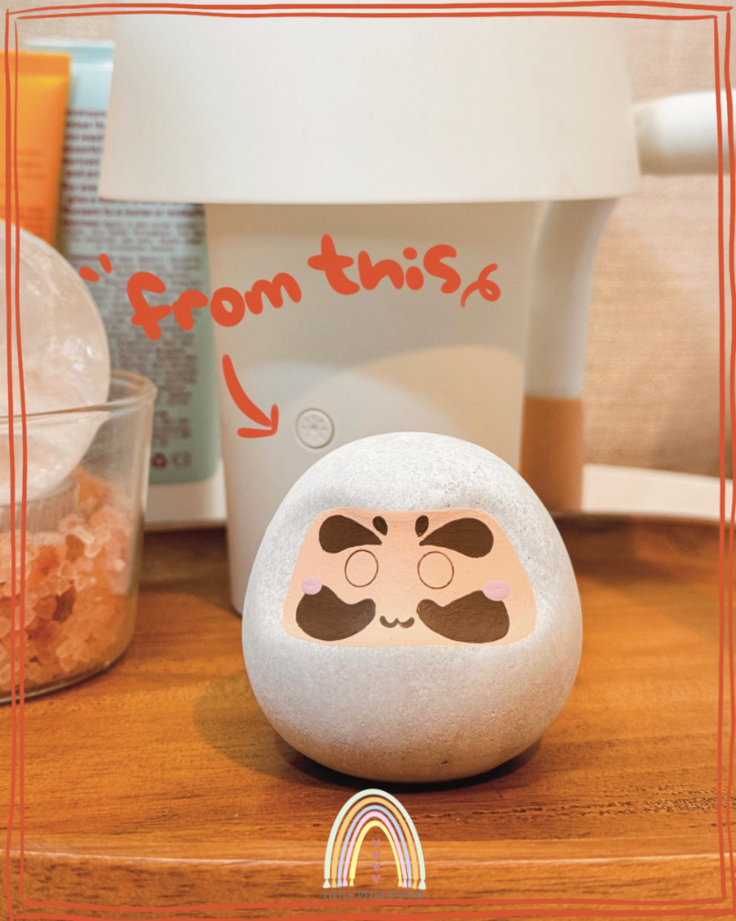 Concrete Daruma Painting Experience (7Feb 4pm)(HK Takeaway Cup-Inspired Edition)