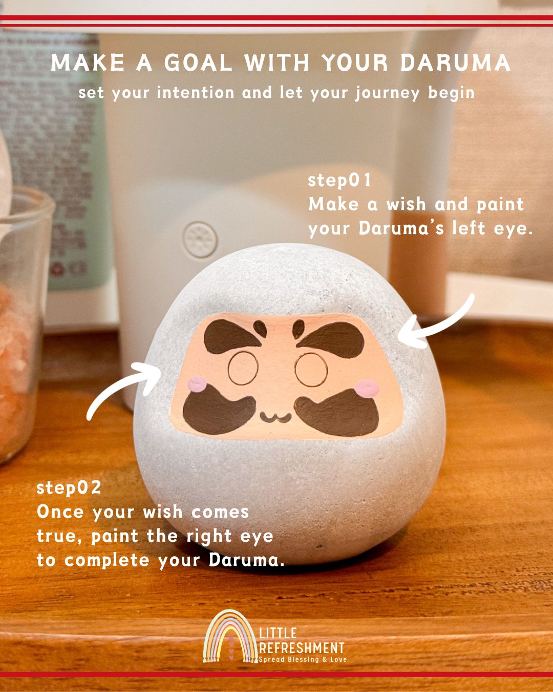 Wish-making Daruma | Regular | The Wave |