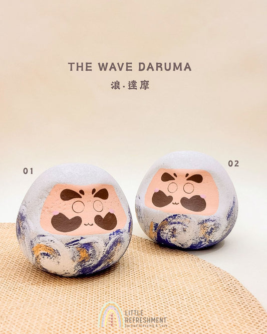 Wish-making Daruma | Large | The Wave