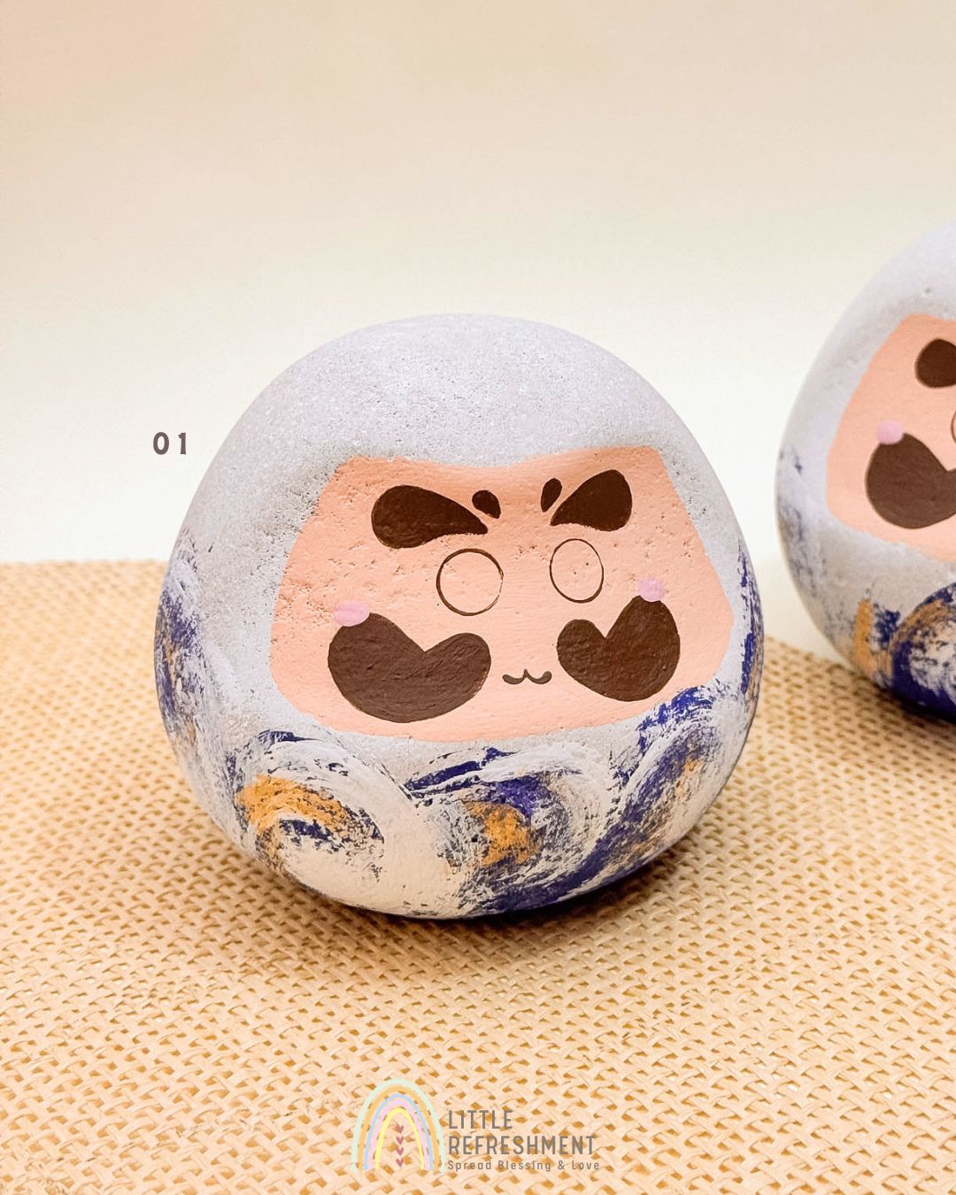 Wish-making Daruma | Large | The Wave