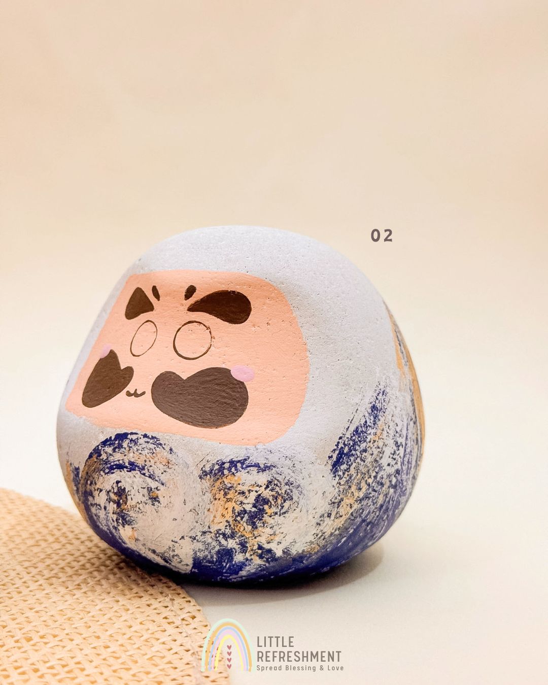 Wish-making Daruma | Large | The Wave