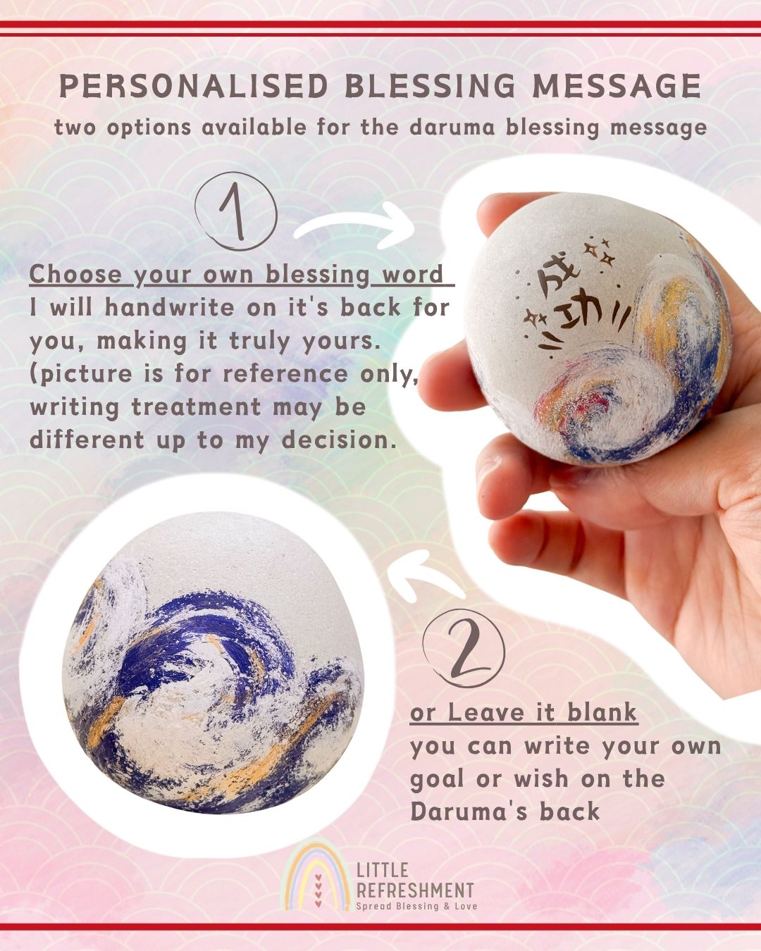 Wish-making Daruma | Regular | The Wave |