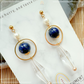 Drops of Blessings (L) | Lapis Lazuli ~10mm | Natural Stone Earrings