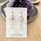 Drops of Blessings (S) | Kunzite ~10mm | Natural Stone Earrings