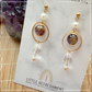 Drops of Blessings (S) | Purple Phantom ~10mm | Natural Stone Earrings