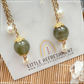 Simply Blessed (L) | Green Rutilated Quartz ~12mm | Natural Stone Earrings