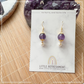 Simply Blessed (S) | Amethyst ~12mm | Natural Stone Earrings