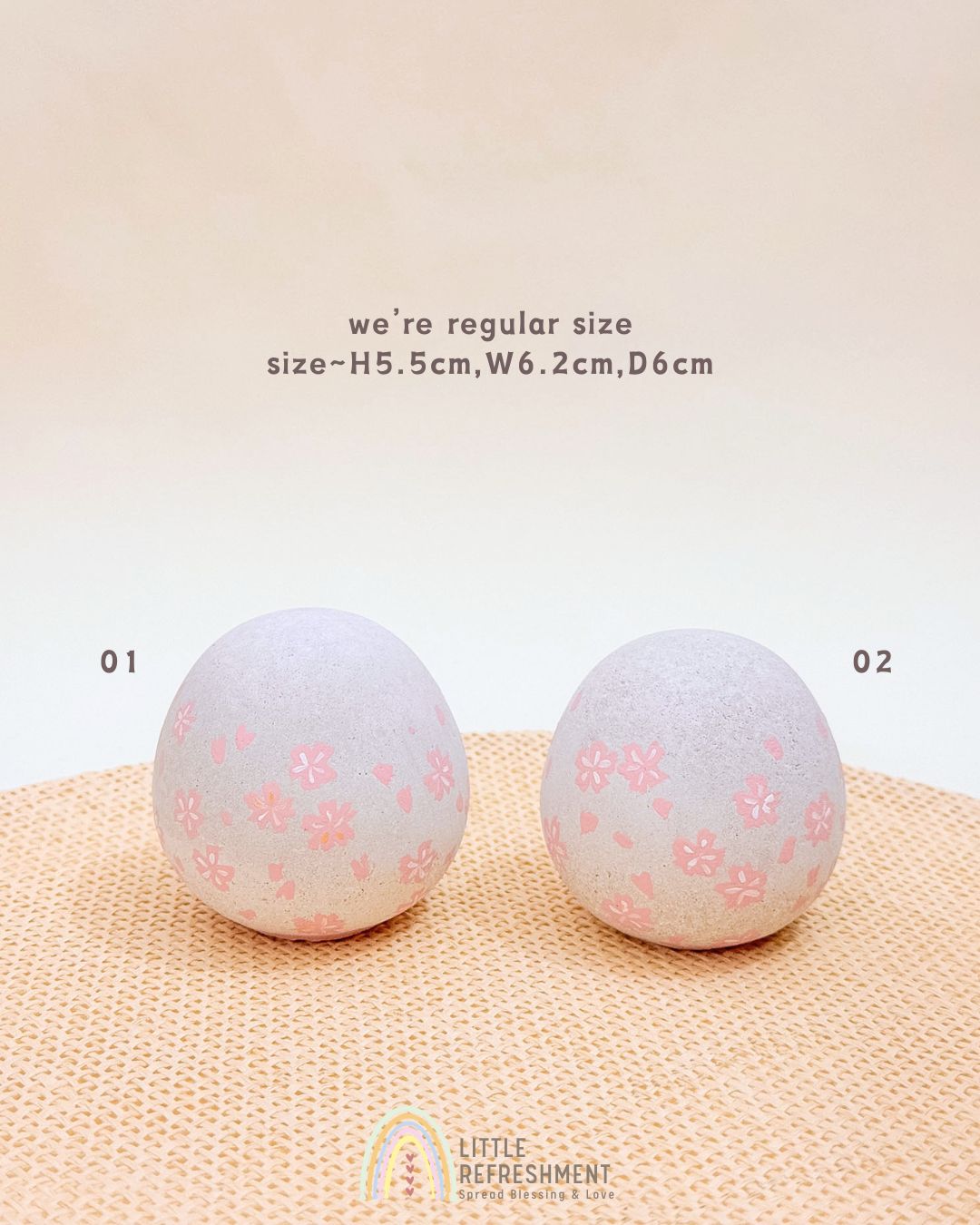 Wish-making Daruma | Regular | Sakura
