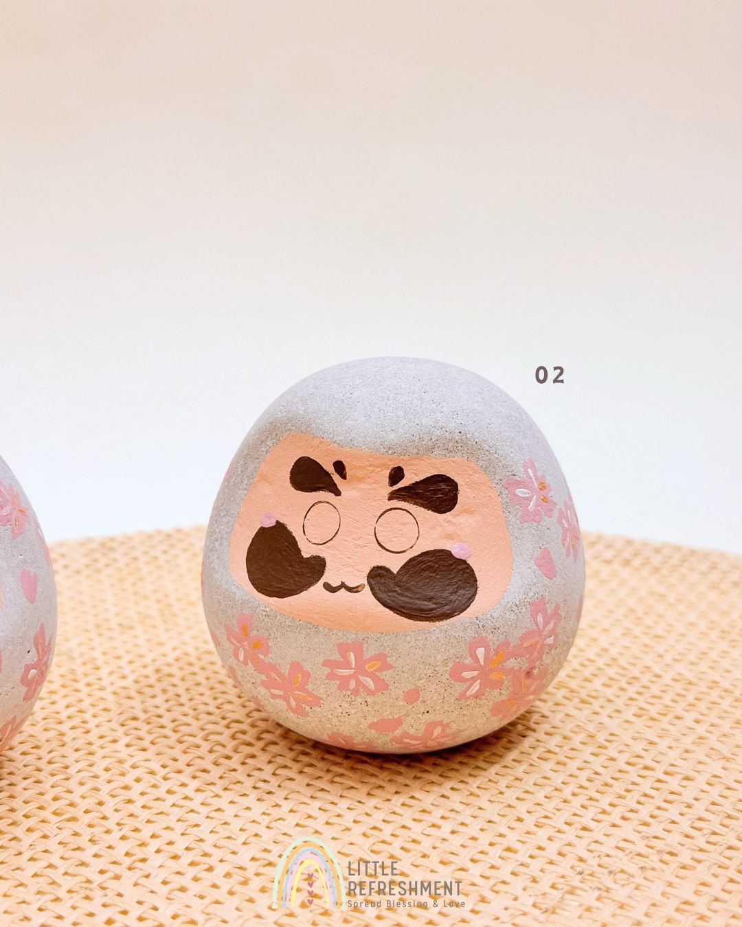 Wish-making Daruma | Regular | Sakura