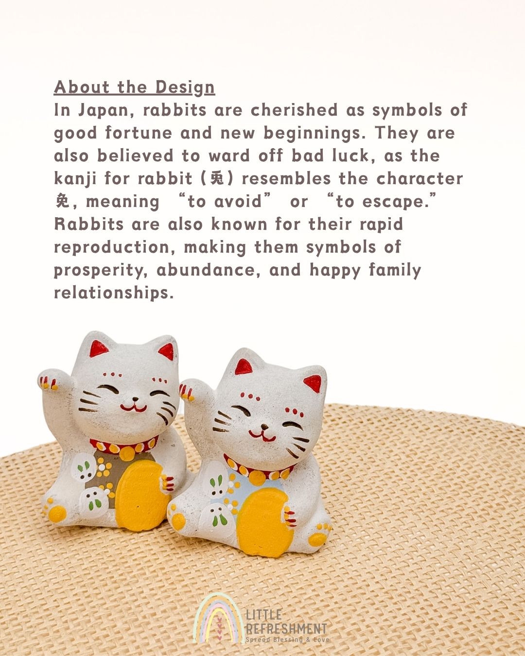 Smile Blessing Meow | Happy Bunny