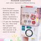 Gashapon | Daruma Zoo Keychain