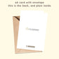 Sending you a big stretch of gratitude | A6 open card with envelope | 3 for £9