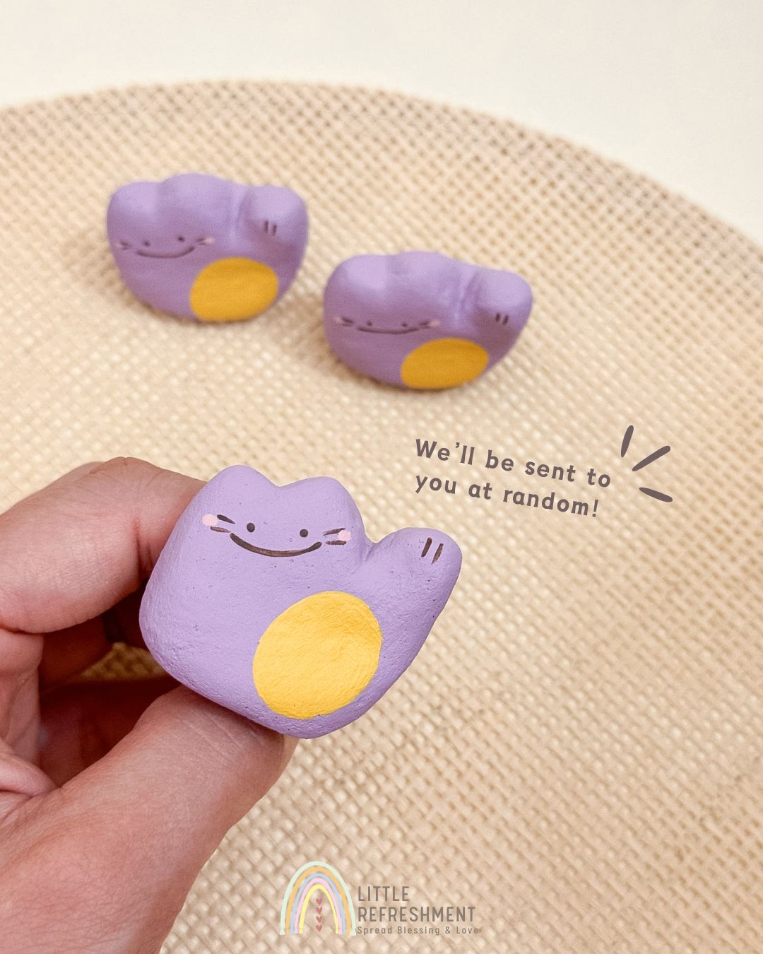 Mini Blessing Meow | Purple Meow