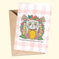 May your happiness bloom every day | A6 open card with envelope | 3 for £9