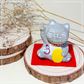 Smile Blessing Cat |「3」| Handmade Customise Concrete Maneki-neko