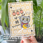 Poker Series Blessing Cat |「V」for Victory | Original Design A6 Prints Blessing Card