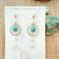 Drops of Blessings (S) | Amazonite ~10mm | Natural Stone Earrings
