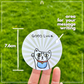 Good Luck Blessing Lucky Cat Messager  (4 stickers) | Original Design Blessing Sticker